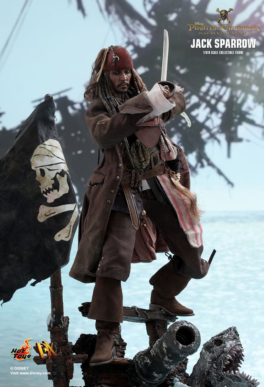 JualHotToys.com Toko JUAL HOT TOYS Captain Jack Sparrow DX15 Pirates of the Caribbean 1/6 Movie Action Figure Harga Murah - MISB Produk Distributor Resmi Jakarta Indonesia