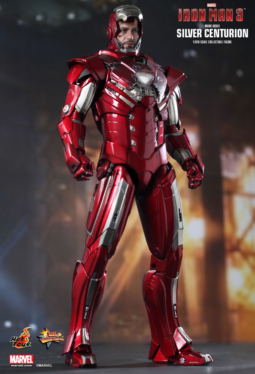 JualHotToys.com Toko JUAL HOT TOYS Iron Man SILVER CENTURION Mark XXXIII MMS213 1/6 Movie Action Figure Harga Murah - MISB Produk Distributor Resmi Jakarta Indonesia