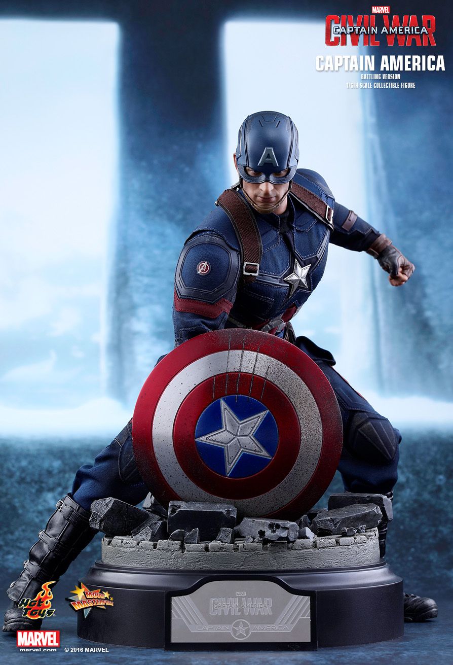 JualHotToys.com Toko JUAL HOT TOYS Captain America Civil War Battling Movie Promo MMS360 1/6 Movie Action Figure Harga Murah - MISB Produk Distributor Resmi Jakarta Indonesia