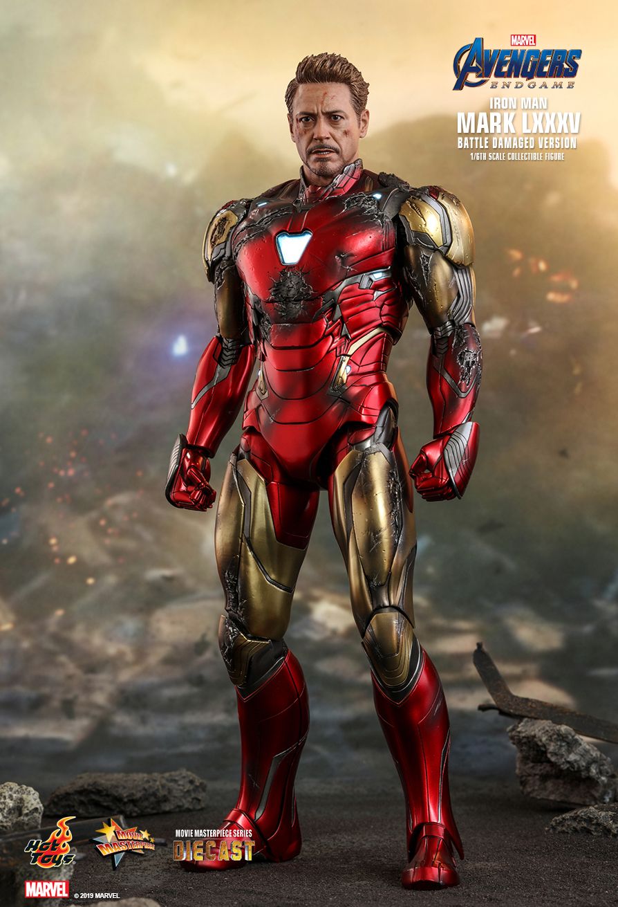 JualHotToys.com Toko JUAL HOT TOYS Iron Man Mark 85 Battle Damaged Diecast MMS543D33 1/6 Movie Action Figure Harga Murah - MISB Produk Distributor Resmi Jakarta Indonesia