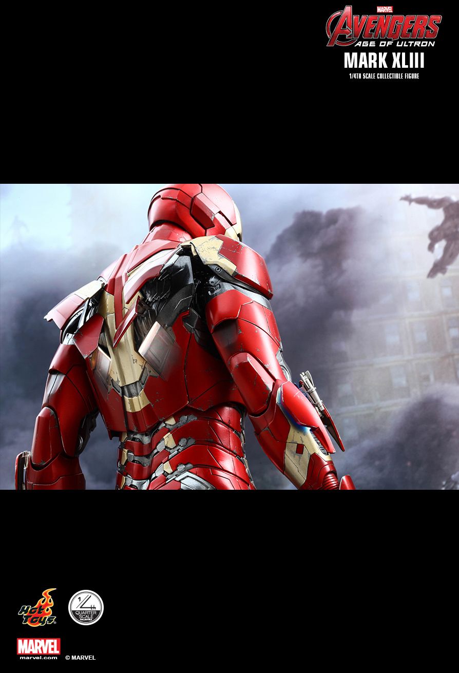 JualHotToys.com Toko JUAL HOT TOYS Iron Man Mark XLIII 43 Quarter Scale QS005 1/6 Movie Action Figure Harga Murah - MISB Produk Distributor Resmi Jakarta Indonesia