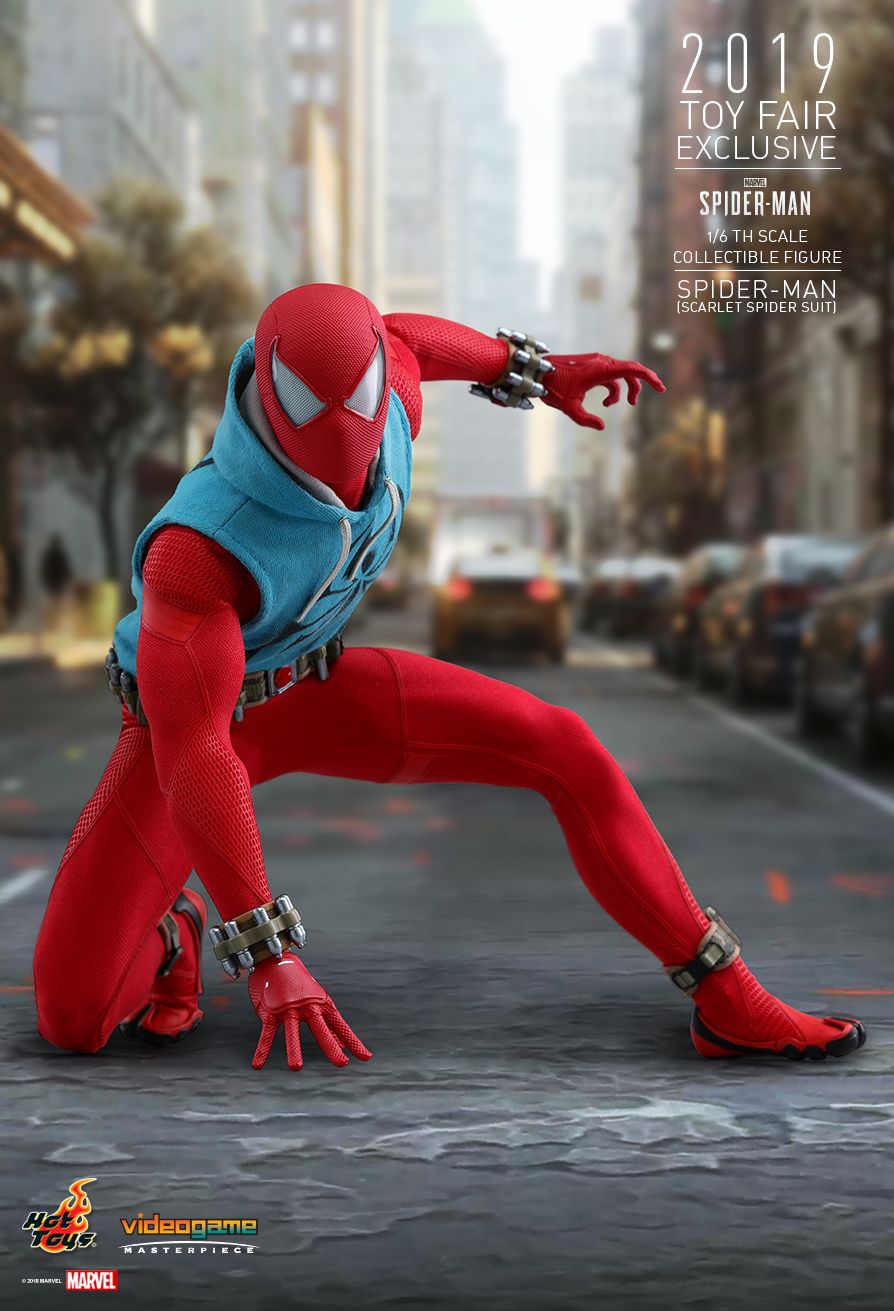 JualHotToys.com Toko JUAL HOT TOYS Spiderman Scarlet Suit VGM34 1/6 Game Figure Harga Murah - MISB Produk Distributor Resmi Jakarta Indonesia