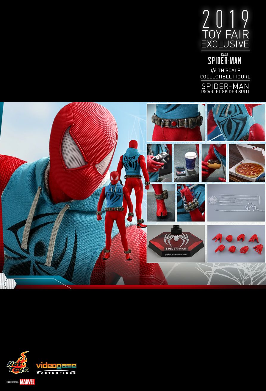 JualHotToys.com Toko JUAL HOT TOYS Spiderman Scarlet Suit VGM34 1/6 Game Figure Harga Murah - MISB Produk Distributor Resmi Jakarta Indonesia