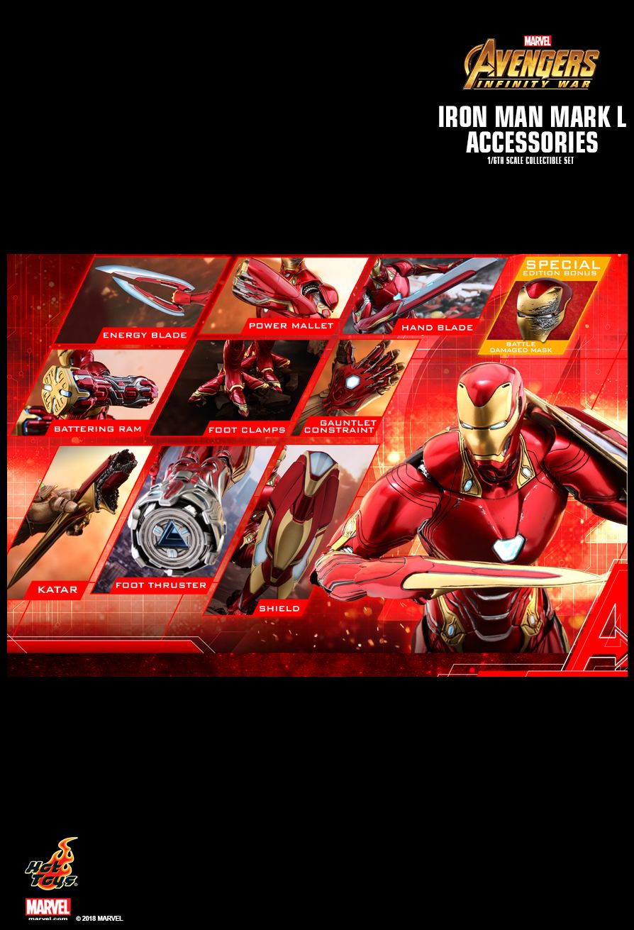 JualHotToys.com Toko JUAL Hot Toys Iron Man Mark L 50 Accessories Special Edition ACS004 1/6 Movie Action Figure Harga Murah - MISB Produk Distributor Resmi Jakarta Indonesia