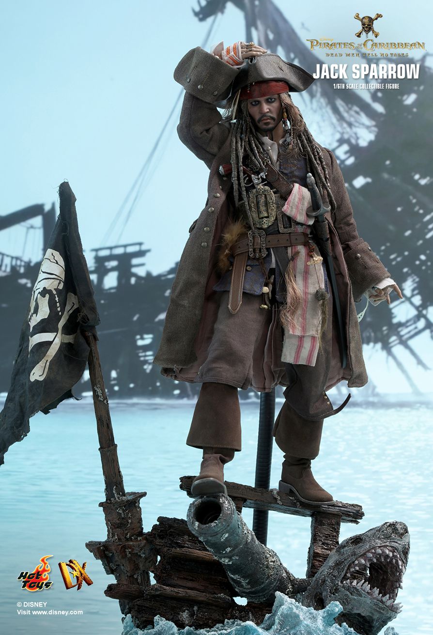 JualHotToys.com Toko JUAL HOT TOYS Captain Jack Sparrow DX15 Pirates of the Caribbean 1/6 Movie Action Figure Harga Murah - MISB Produk Distributor Resmi Jakarta Indonesia