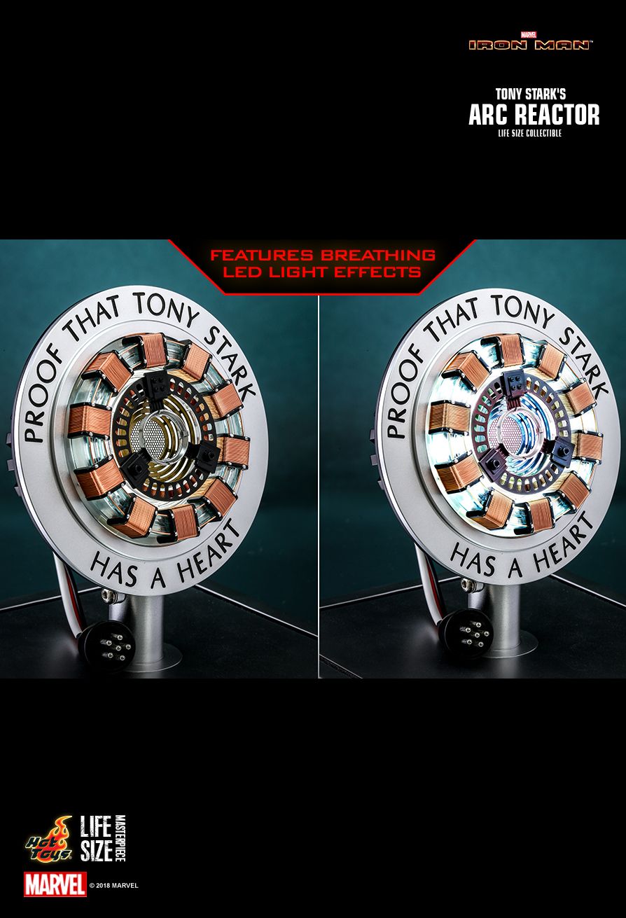 JualHotToys.com Toko JUAL HOT TOYS Arc Reactor Life Size LMS012 Iron Man Tony Stark 1/6 Movie Action Figure Harga Murah - MISB Produk Distributor Resmi Jakarta Indonesia
