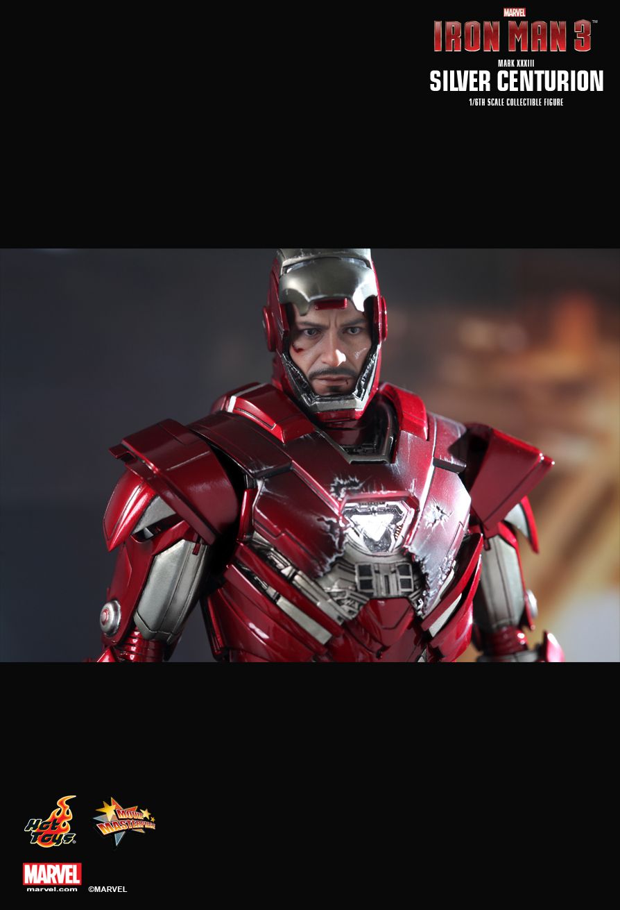 JualHotToys.com Toko JUAL HOT TOYS Iron Man SILVER CENTURION Mark XXXIII MMS213 1/6 Movie Action Figure Harga Murah - MISB Produk Distributor Resmi Jakarta Indonesia
