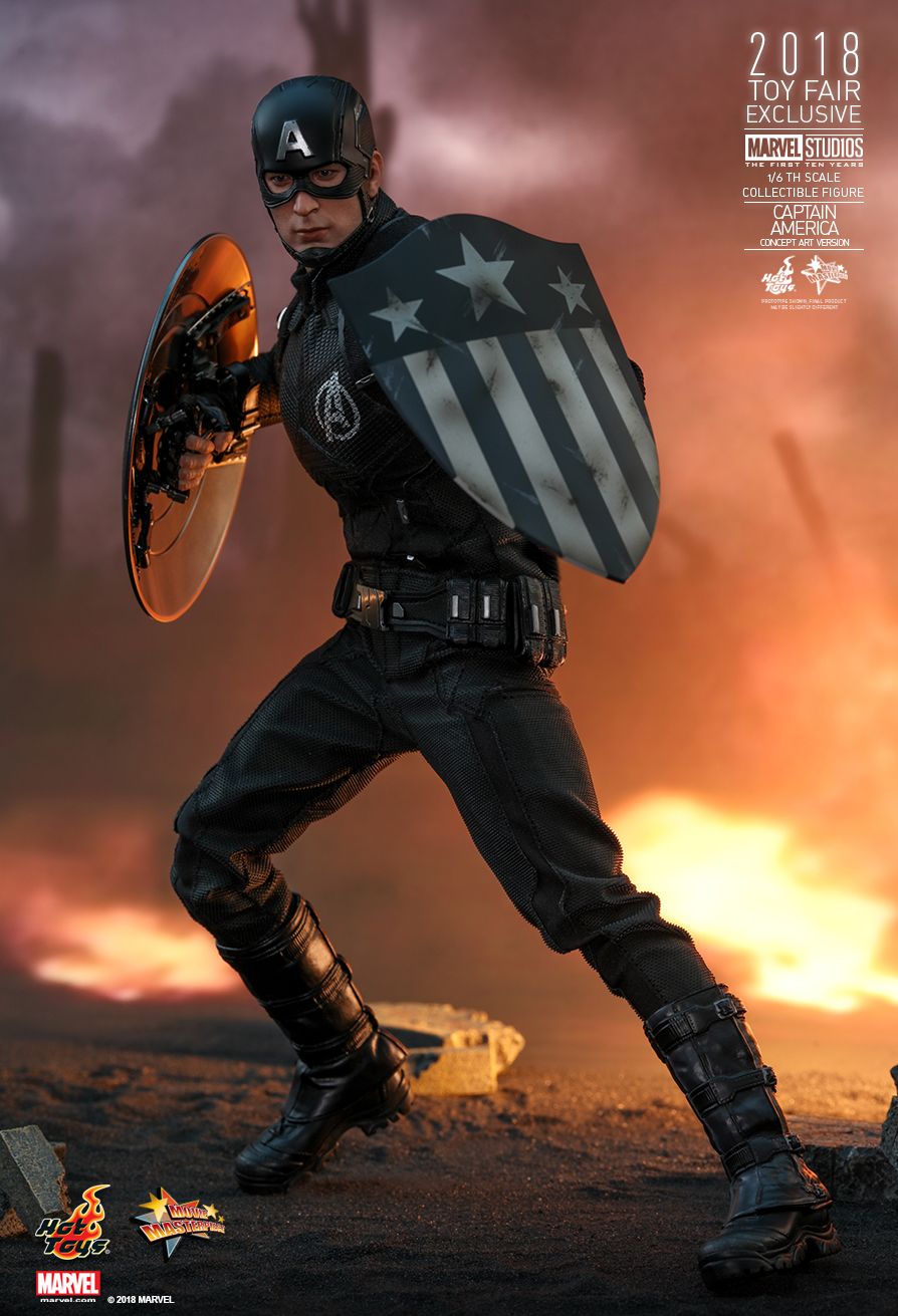 JualHotToys.com Toko JUAL Hot Toys Captain America Concept Art Version MMS488 1/6 Movie Action Figure Harga Murah - MISB Produk Distributor Resmi Jakarta Indonesia