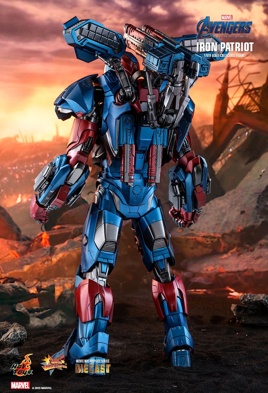 JualHotToys.com Toko JUAL HOT TOYS Iron Patriot Diecast MMS547D34 1/6 Movie Action Figure Harga Murah - MISB Produk Distributor Resmi Jakarta Indonesia