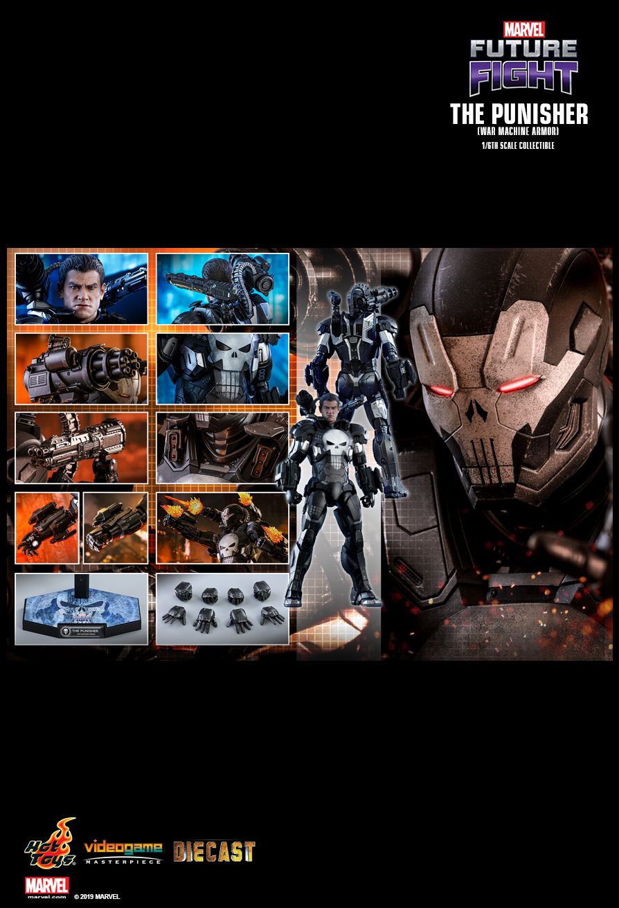 JualHotToys.com Toko JUAL HOT TOYS The Punisher War Machine Armor Diecast VGM33D28 Iron Man WarMachine 1/6 Movie Action Figure Harga Murah - MISB Produk Distributor Resmi Jakarta Indonesia