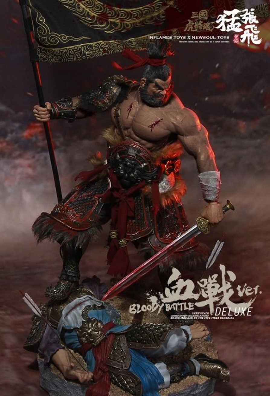 JualHotToys.com Toko JUAL INFLAMES TOYS Three Kingdoms Zhang Fei - Zhang Yide Bloody Fighting IFT021 1/6 Movie Action Figure Harga Murah - MISB Produk Distributor Resmi Jakarta Indonesia